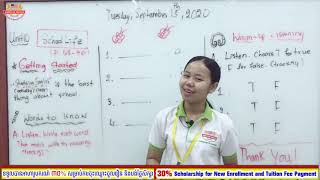 Level:5A, Listening Express ,Unit:10 School life , page :68-69, Date: Tuesday  September, 15th, 2020