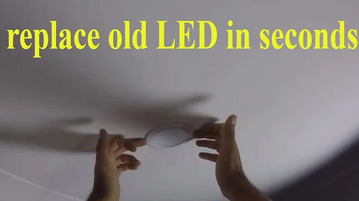 how to replace LED recessed downlights - remove and install downlight - DayDayNews
