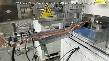 Plastic Zipper Teeth Injection Molding Machine with auto-gapping DK5874 6mm Wings