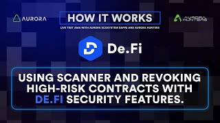 How it works De.Fi. Using scanner and revoking high-risk contracts with de.fi security features.