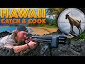 AIR RIFLE Wild Hawaiian GOAT Catch Clean and Cook - Ep. 4 of 5 Hawaii Catch and Cook