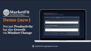 This AI Sales Tool Helps Close Deals 2x Faster |MarketFit Demo (new)