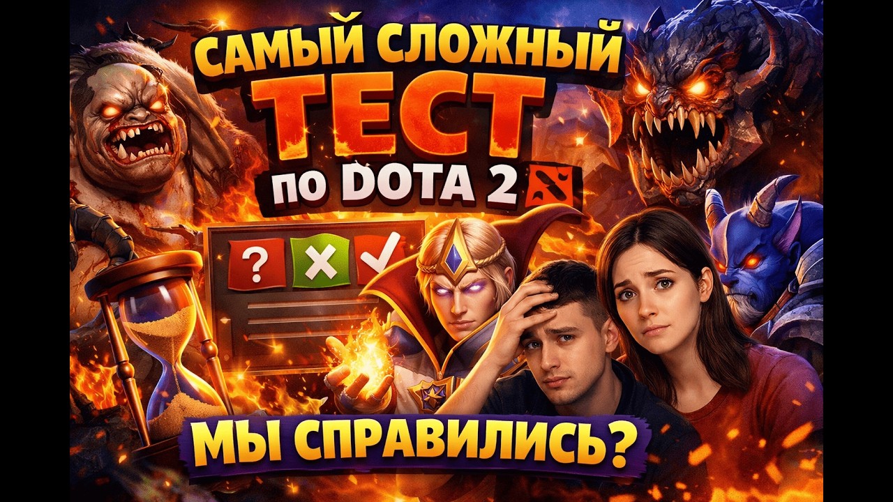 ПРОШЛИ Самый СЛОЖНЫЙ ТЕСТ по DOTA 2 lll DOTA 2