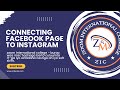 Connect Facebook page to Instagram account