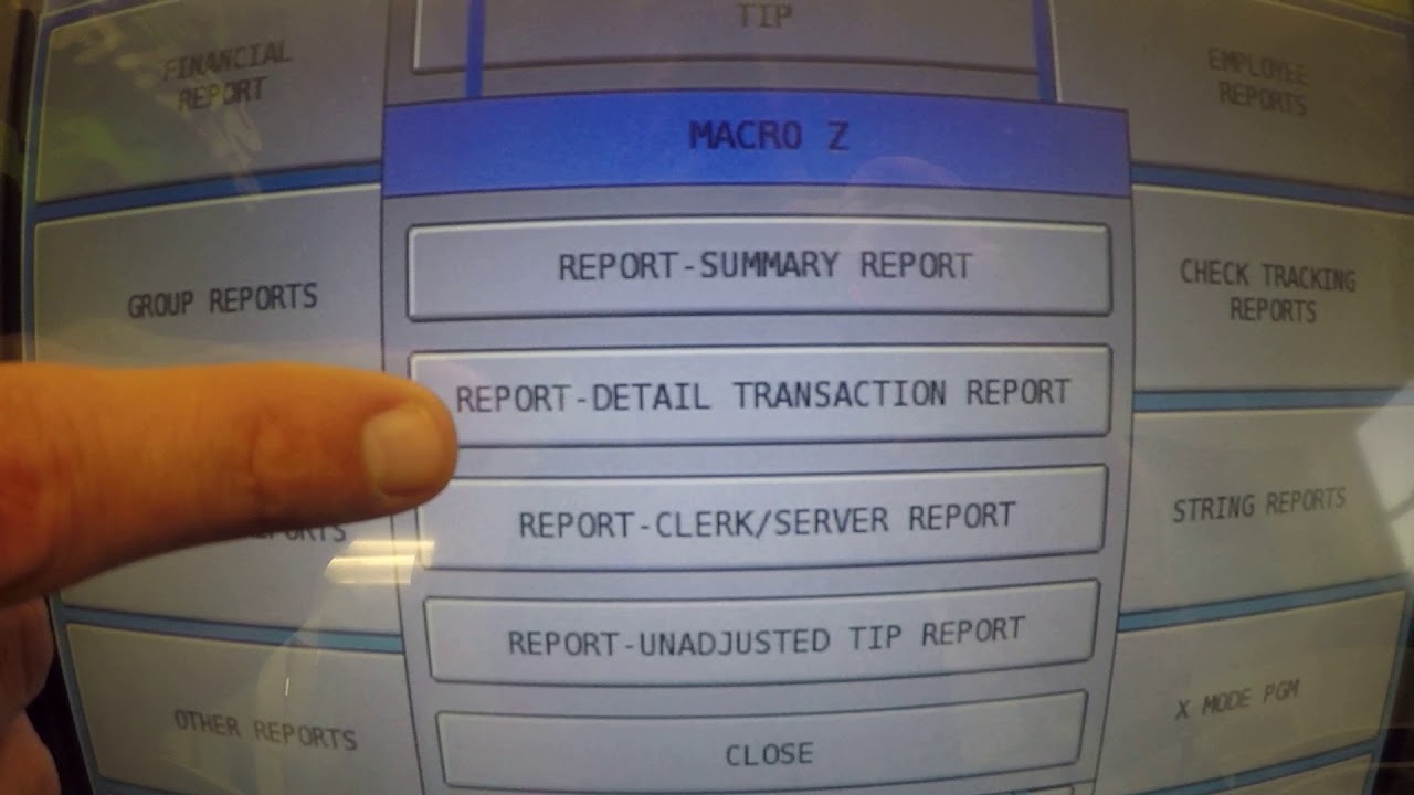 End of Day Credit Card Reports and Batching Credit Cards on the SAM4s