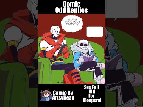 Odd Replies Undertale Comic Dub 