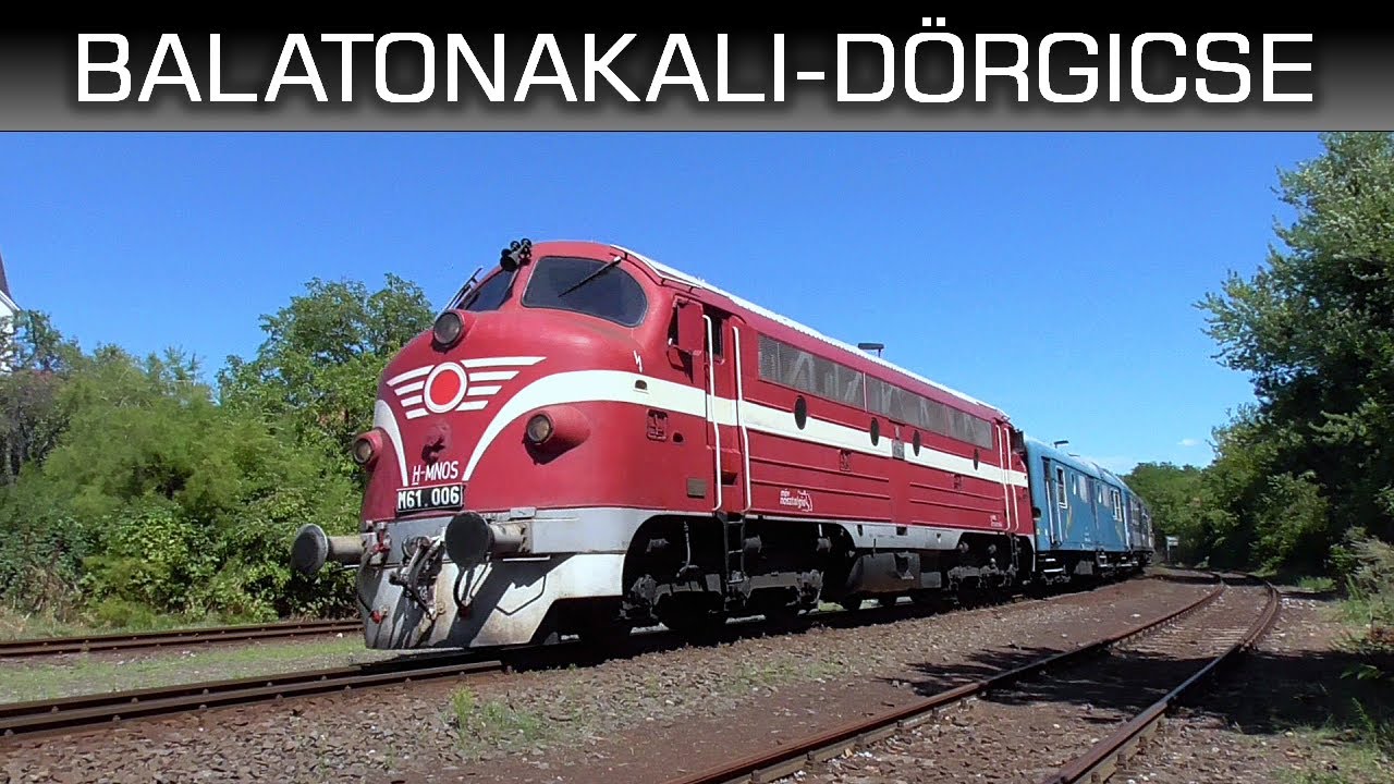 Vonatok Balatonakali-Dörgicse állomáson 2021 / Trains in Balatonakali-Dörgicse, Hungary 2021
