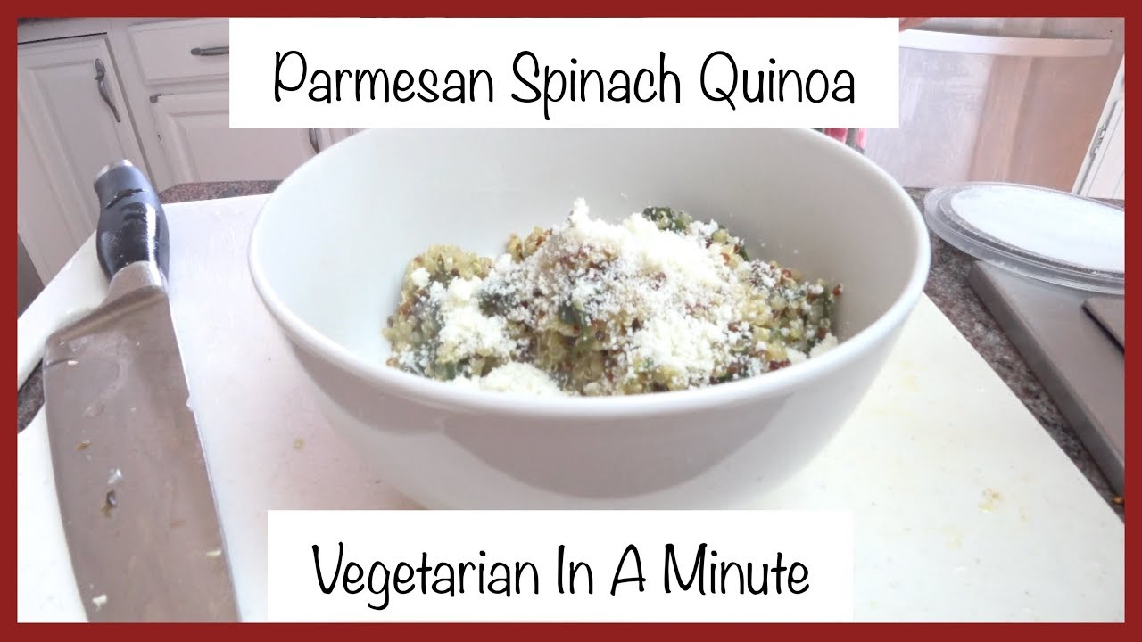 Parmesan Spinach Quinoa Vegetarian in a Minute Gestational Diabetes