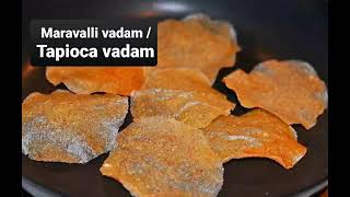 Tapiocamaravalli Vadam