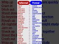 informal vs formal English|| basic to advanced English|| basic to native English