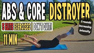 99% Will Fail This 11-Min Abs Workout! (Core Destroyer) 😱🔥