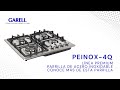 Garell | PEINOX4Q - Diseño Vanguardista - Acero Inoxidable - Gas Natural y LP