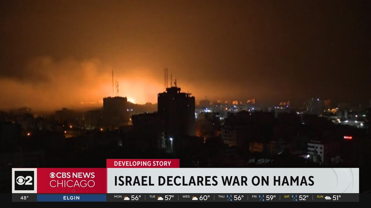 Israel declares war on Hamas