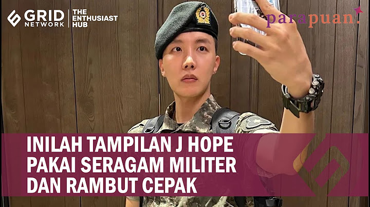 Ikut Wajib Militer, J Hope Pamer Foto Rambut Cepak dan Pakai Seragam