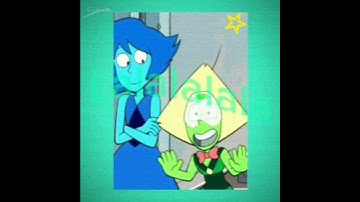 Lalalala Peridot and Lapis #lapidot #peridot  #lapislazuli #stevenuniverse