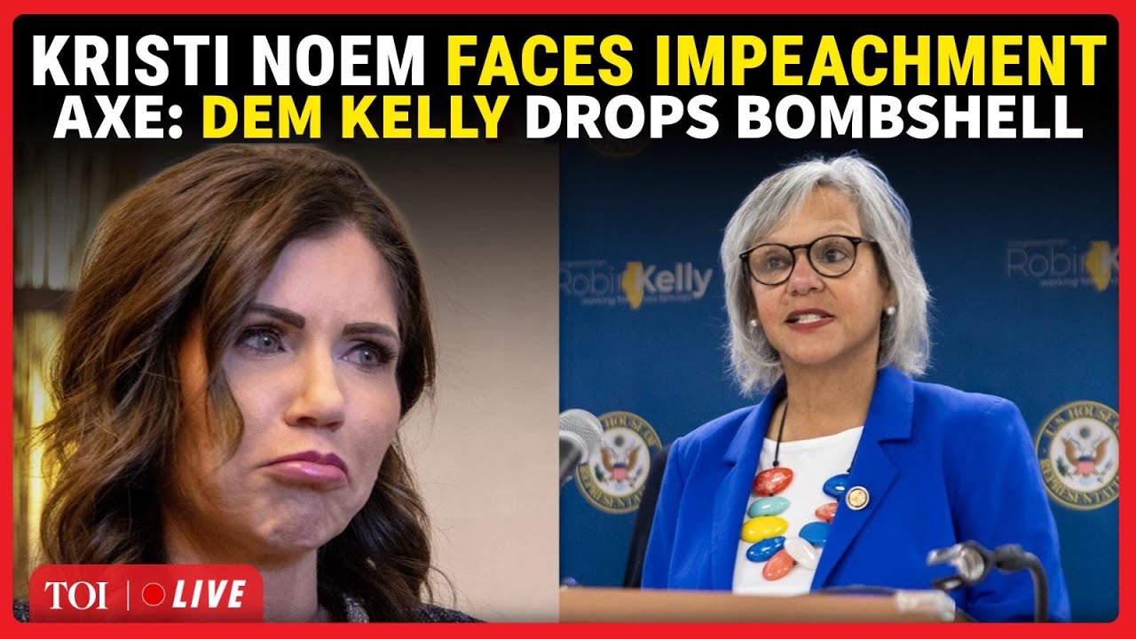 US News LIVE | Kristi Noem To Be Impeached? Democrat Kelly Announces Big Plan In Fiery Presser