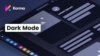 Dark Mode | Karma Tutorial