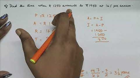 Simple Interest | Class 7 | Maths |  Part-4 |2020