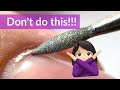 Mistakes in Dry Electric Nail File Manicure (Russian Manicure)