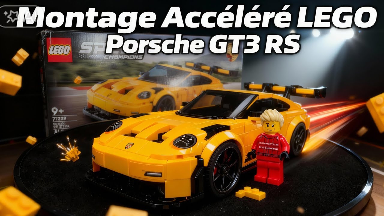 Porsche Speed Champions ⚡ Montage Accéléré | LEGO Build Timelapse