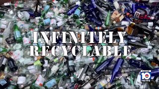 Miami startup turns thousands of glass bottles into reusable sand