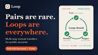 Loop: 3-Way Transfer Swaps for Public Servants | Serverpod + Flutter screenshot 2