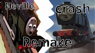Thomas And The New Engine Crash Remake Neville Crashes Into The Broken Bridge