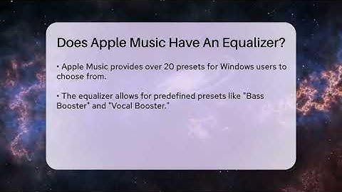 Does Apple Music Have An Equalizer? - Talking Tech Trends
