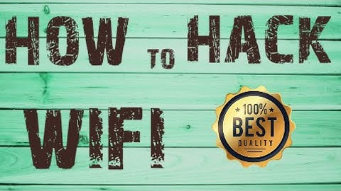 How to hack wifi with wpa or wps tester