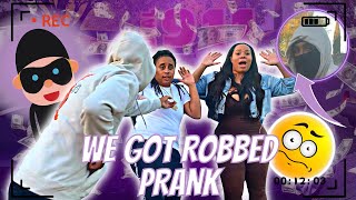 CAR ROBBERY PRANK ON GIRLFRIEND **SHE CRIED**  Mizz and Nettybo
