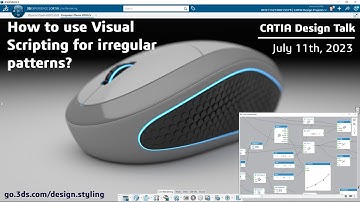 [CATIA Design Talk] How to use visual scripting for irregular patterns?