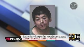 Mugshot released after police open fire on carjacking suspect