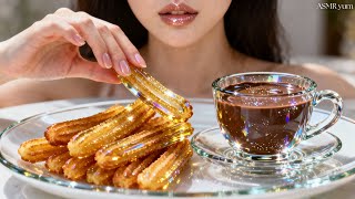 Making Spain’s Famous Churros And Chocolate Sauce… But Made of GLASS 😳🇪🇸 screenshot 4