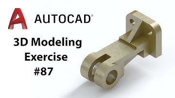 AutoCAD 3D Modeling - Exercise #87 - Basic to Advance in Hindi