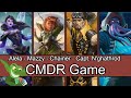 Alela cunning conqueror vs mazzy vs chainer vs captain nghathrod edh  cmdr game play