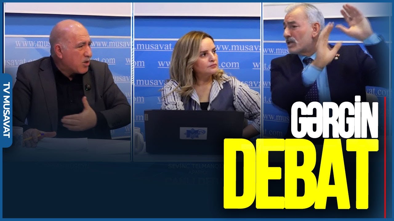 GƏRGİN DEBAT: Pənah Hüseynlə Nemət Pənahlının SÖZ DUELİ – Elçibəy, 20 yanvar, İran mövzusu....