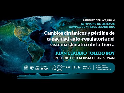 Cambios dinámicos y pérdida de capacidad auto-regulatoria del sistema climático de la Tierra