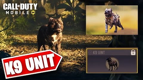 I Unlocked the K9 Unit in (Cod Mobile)