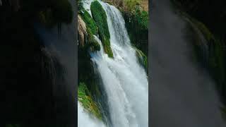 1 Minute relaxation, waterfall, calming, meditation, nature