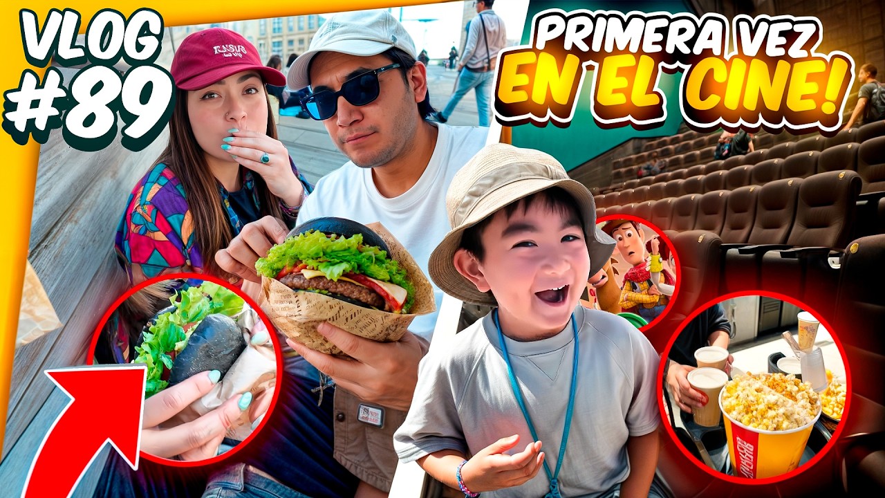 El día que nuestro niño descubrió el CINE por primera vez 🍿