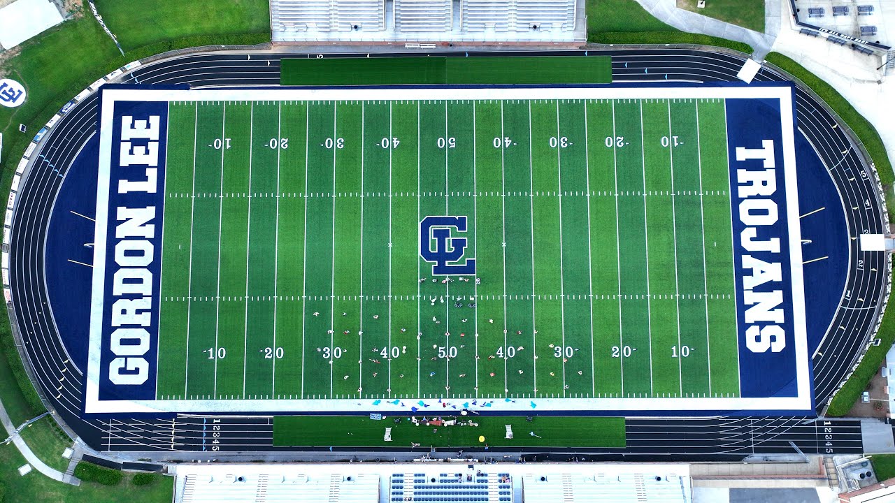 2022 Gordon Lee Marching Band Friends & Family Night (Drone Footage