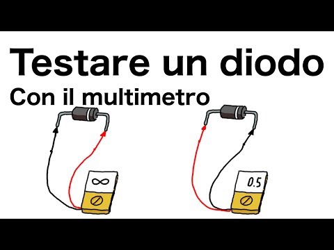 Video: Come si fa a testare un diodo usando un multimetro?