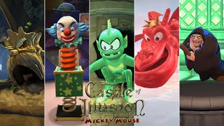 Castle Of Illusion Starring Mickey Mouse (PC) All Bosses [No Damage]