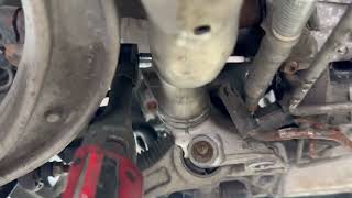 How to remove locked up Audi Engines 2.0t etc. manual & automatic longitudinal motor layout