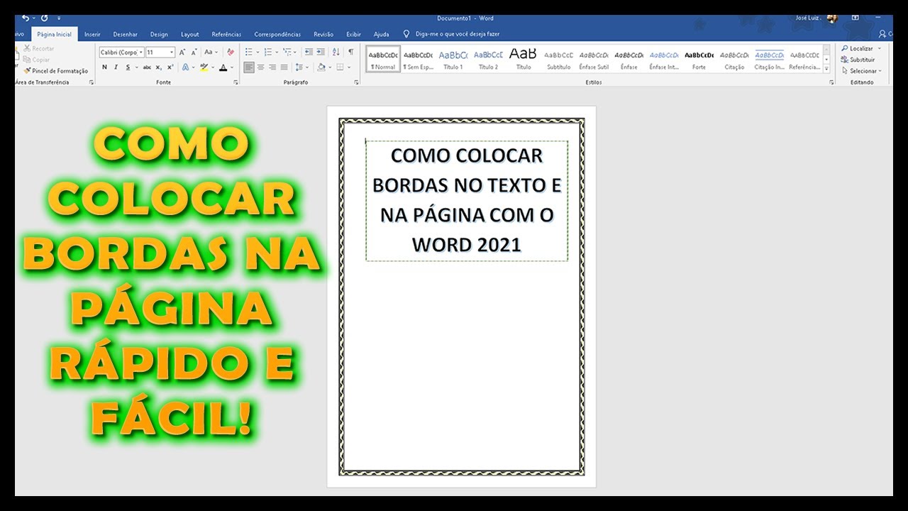 Bordas para Word: saiba como colocar molduras em documentos ou imagens