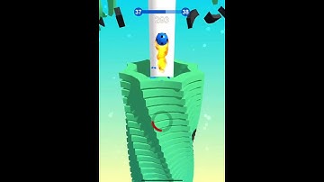 Stack Ball 3D Level 37 Gameplay (iOS,Andriod)