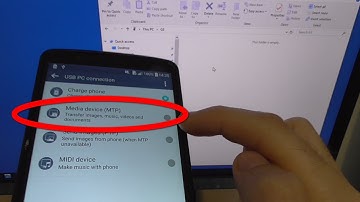 Android Phone is charging, File are not visible on PC (MTP)