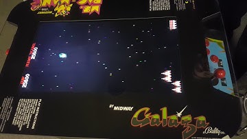 Original roms showing game play on cocktail table machine
