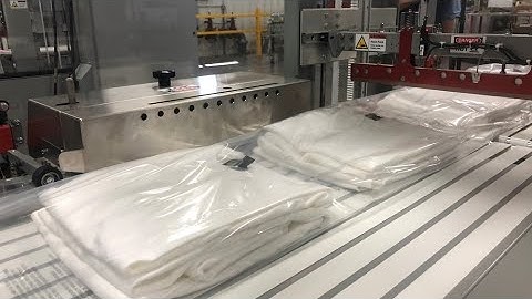 Stacking & Wrapping Folded Shirts with the CSS 201 Side Seal Wrapper