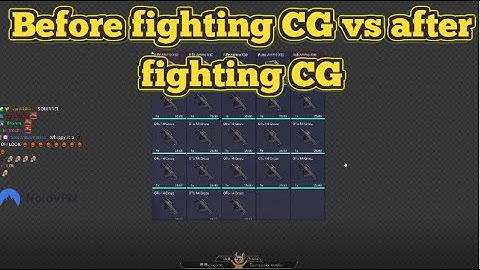 Before fighting CG vs after fighting CG | No-Pixel 3.1